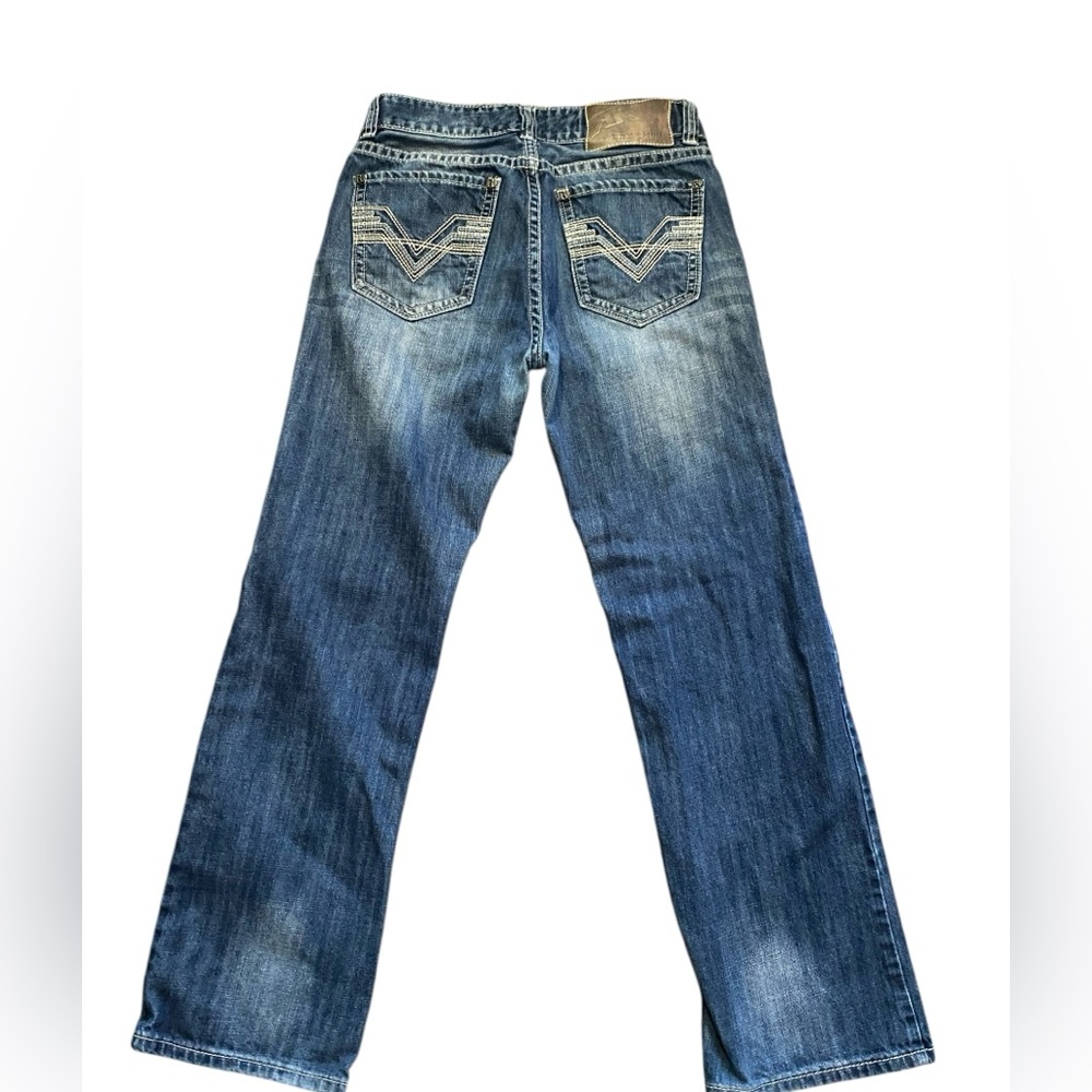 Rock & Roll Cowboy Denim Double Barrel Straight Jeans 31x32